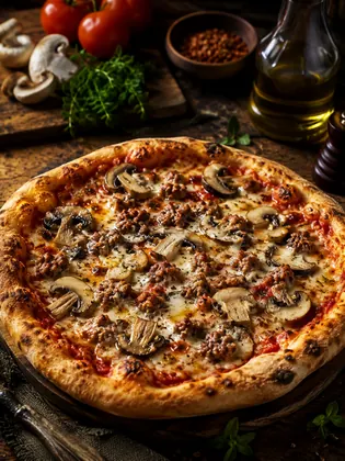 Funghi e Salsiccia